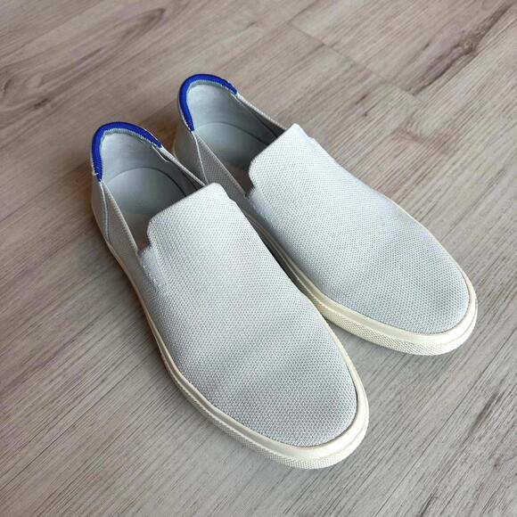 Rothy's Shoes - Rothy’s The City Slip On Sneaker Shoes Light Grey Unisex Women’s 10 / Men’s 8.5